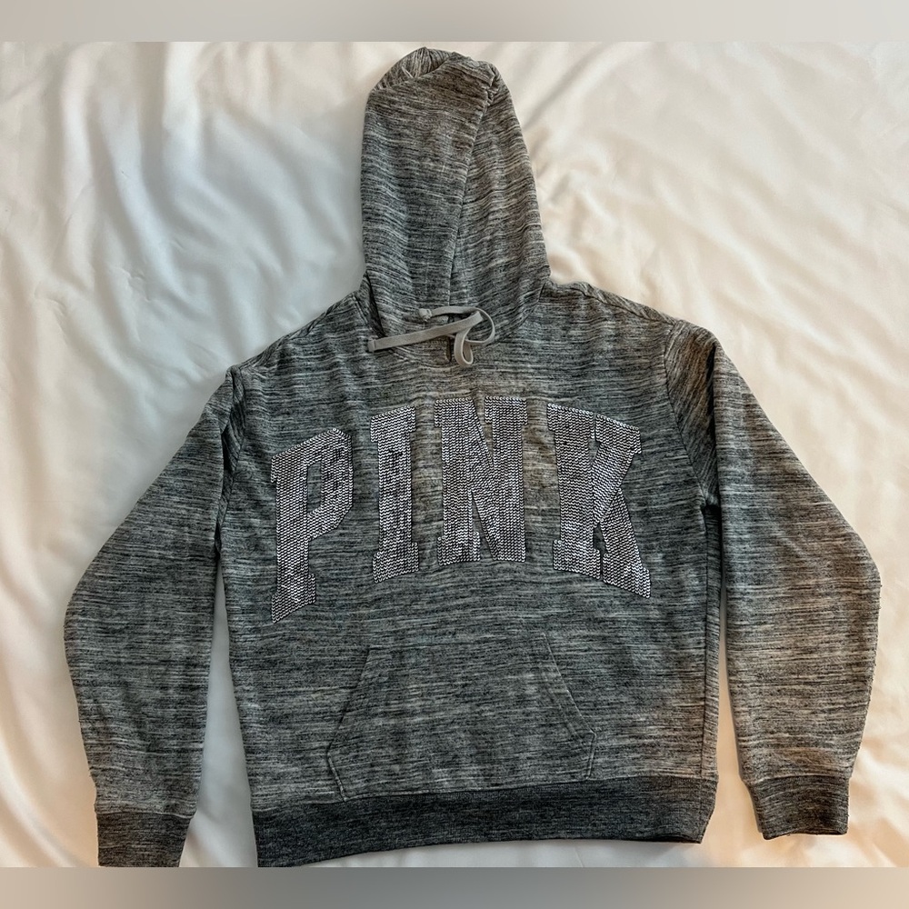 Victoria's Secret PINK Gray Knit Top
